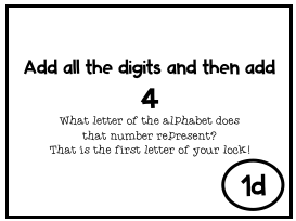 example of what to do with your puzzle answer